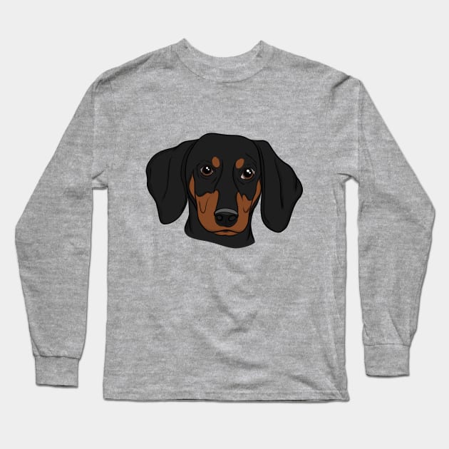 Dachshund Long Sleeve T-Shirt by rmcbuckeye